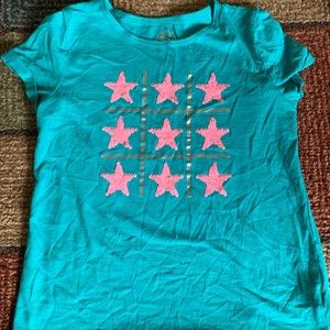 Reversible sequined shirt